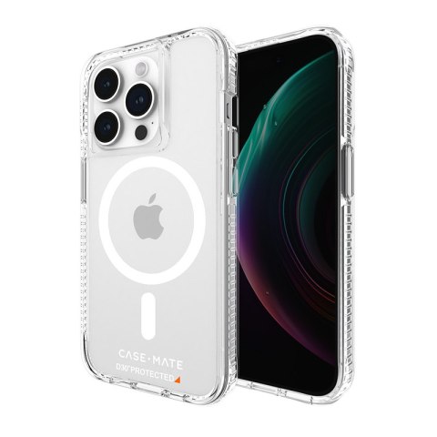 Case-Mate Ultra Tough Plus D3O MagSafe - Etui iPhone 15 Pro (Clear) Case-Mate Case-Mate Ultra Tough Plus D3O MagSafe - Etui iPhone 15 Pro (Clear) Case-Mate