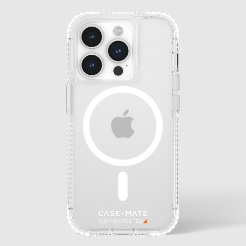 Case-Mate Ultra Tough Plus D3O MagSafe - Etui iPhone 15 Pro (Clear) Case-Mate Case-Mate Ultra Tough Plus D3O MagSafe - Etui iPhone 15 Pro (Clear) Case-Mate