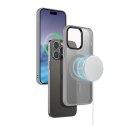 Crong Hybrid Frost MAG Cover - Etui iPhone 15 Pro MagSafe (szary) Crong