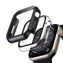 Crong Hybrid Watch Case - Etui ze szkłem Apple Watch 40mm (Clear) Crong