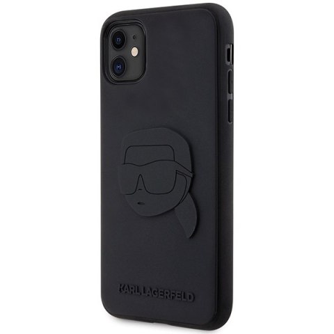 Karl Lagerfeld Rubber Karl Head 3D - Etui iPhone 11 (Czarny) Karl Lagerfeld Karl Lagerfeld Rubber Karl Head 3D - Etui iPhone 11 (Czarny) Karl Lagerfeld