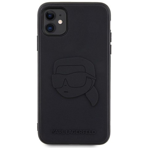 Karl Lagerfeld Rubber Karl Head 3D - Etui iPhone 11 (Czarny) Karl Lagerfeld Karl Lagerfeld Rubber Karl Head 3D - Etui iPhone 11 (Czarny) Karl Lagerfeld