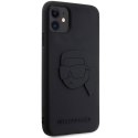 Karl Lagerfeld Rubber Karl Head 3D - Etui iPhone 11 (Czarny) Karl Lagerfeld