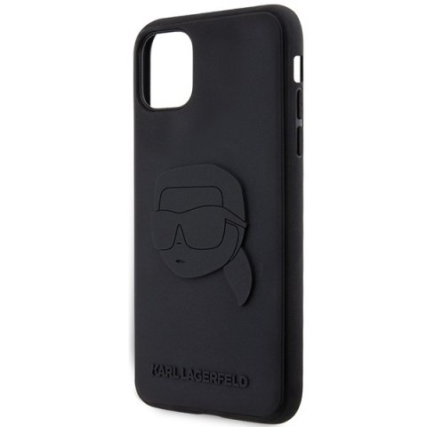 Karl Lagerfeld Rubber Karl Head 3D - Etui iPhone 11 (Czarny) Karl Lagerfeld Karl Lagerfeld Rubber Karl Head 3D - Etui iPhone 11 (Czarny) Karl Lagerfeld