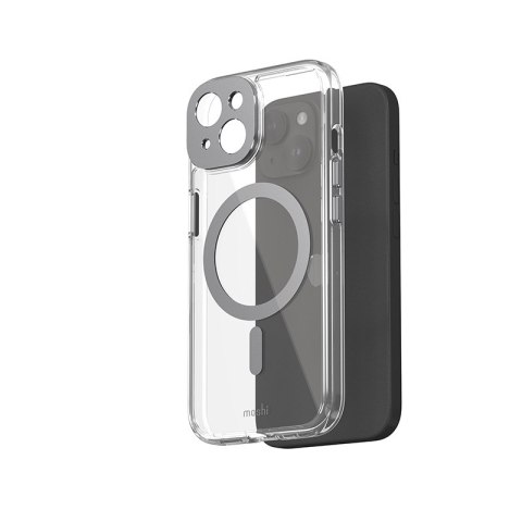 Moshi iGlaze MagSafe - Etui iPhone 15 (Meteorite Gray) Moshi Moshi iGlaze MagSafe - Etui iPhone 15 (Meteorite Gray) Moshi