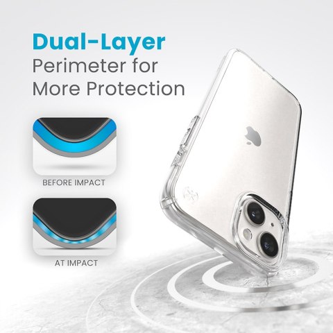 Speck Presidio Perfect-Clear - Etui iPhone 15 Plus / iPhone 14 Plus (Clear) Speck Speck Presidio Perfect-Clear - Etui iPhone 15 Plus / iPhone 14 Plus (Clear) Speck