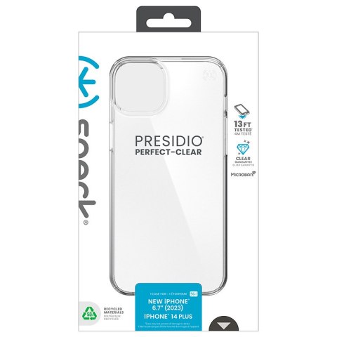 Speck Presidio Perfect-Clear - Etui iPhone 15 Plus / iPhone 14 Plus (Clear) Speck Speck Presidio Perfect-Clear - Etui iPhone 15 Plus / iPhone 14 Plus (Clear) Speck