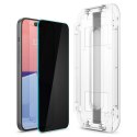 Spigen GLAS.TR EZ FIT Privacy 2-Pack - Szkło hartowane z filtrem prywatyzującym do iPhone 15 / 16 2 szt Spigen
