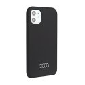 Audi Silicone Case - Etui iPhone 11 (Czarny) Audi