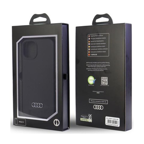 Audi Silicone Case - Etui iPhone 11 (Czarny) Audi Audi Silicone Case - Etui iPhone 11 (Czarny) Audi
