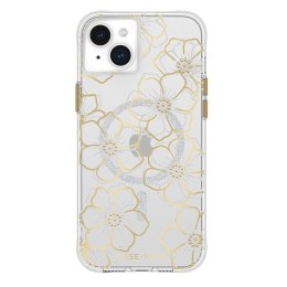 Case-Mate Floral Gems MagSafe - Etui iPhone 15 Plus (Gold) Case-Mate