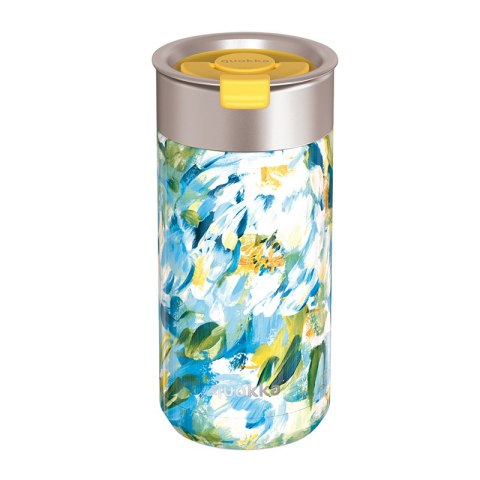 Quokka Boost Coffee Tumbler - Kubek termiczny ze stali nierdzewnej z zaparzaczem 400 ml (Blue Peonies) Quokka Quokka Boost Coffee Tumbler - Kubek termiczny ze stali nierdzewnej z zaparzaczem 400 ml (Blue Peonies) Quokka