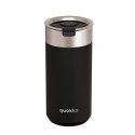 Quokka Boost Coffee Tumbler - Kubek termiczny ze stali nierdzewnej z zaparzaczem 400 ml (Carbon Black) Quokka