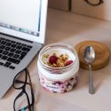 Quokka Deli Food Jar - Pojemnik szklany na żywność / lunchbox 500 ml (Dark Flowers) Quokka