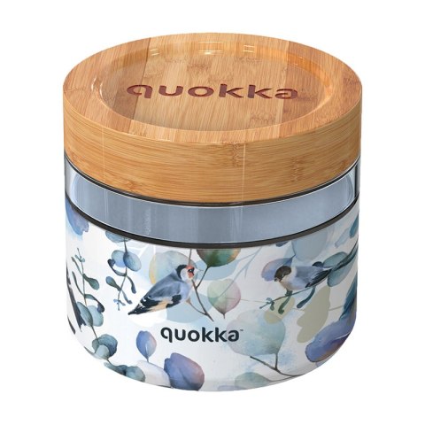 Quokka Deli Food Jar - Pojemnik szklany na żywność / lunchbox 820 ml (Blue Nature) Quokka Quokka Deli Food Jar - Pojemnik szklany na żywność / lunchbox 820 ml (Blue Nature) Quokka