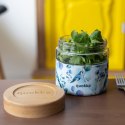 Quokka Deli Food Jar - Pojemnik szklany na żywność / lunchbox 820 ml (Blue Nature) Quokka