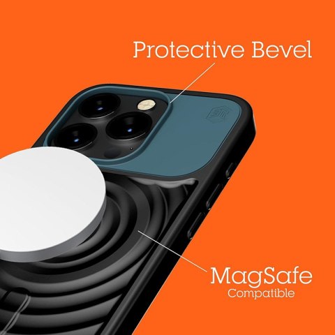 STM Reawaken Ripple MagSafe - Etui iPhone 15 Pro Max (Black / Atlantic) STM STM Reawaken Ripple MagSafe - Etui iPhone 15 Pro Max (Black / Atlantic) STM