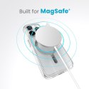 Speck Gemshell Grip + MagSafe - Etui do iPhone 15 Pro (Clear / Chrome Finish) Speck