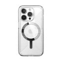 Speck Gemshell Grip + MagSafe - Etui do iPhone 15 Pro (Clear / Chrome Finish) Speck