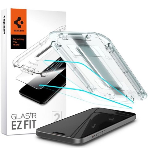 Spigen GLAS.TR EZ FIT 2-Pack - Szkło hartowane do iPhone 15 / iPhone 16 2 szt Spigen Spigen GLAS.TR EZ FIT 2-Pack - Szkło hartowane do iPhone 15 / iPhone 16 2 szt Spigen