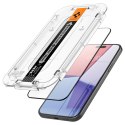 Spigen GLAS.TR EZ FIT FC - Szkło hartowane do iPhone 15 Plus (Czarna ramka) Spigen
