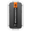 Spigen GLAS.TR EZ FIT FC - Szkło hartowane do iPhone 15 Plus (Czarna ramka) Spigen