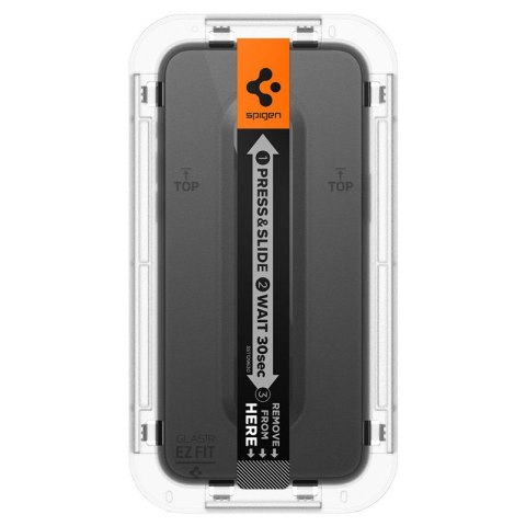 Spigen GLAS.TR EZ FIT FC - Szkło hartowane do iPhone 15 Plus (Czarna ramka) Spigen Spigen GLAS.TR EZ FIT FC - Szkło hartowane do iPhone 15 Plus (Czarna ramka) Spigen