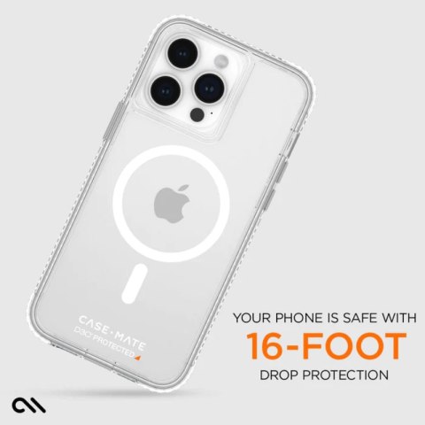Case-Mate Ultra Tough Plus D3O MagSafe - Etui iPhone 15 Pro Max (Clear) Case-Mate Case-Mate Ultra Tough Plus D3O MagSafe - Etui iPhone 15 Pro Max (Clear) Case-Mate