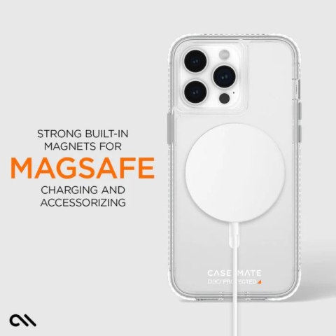 Case-Mate Ultra Tough Plus D3O MagSafe - Etui iPhone 15 Pro Max (Clear) Case-Mate Case-Mate Ultra Tough Plus D3O MagSafe - Etui iPhone 15 Pro Max (Clear) Case-Mate