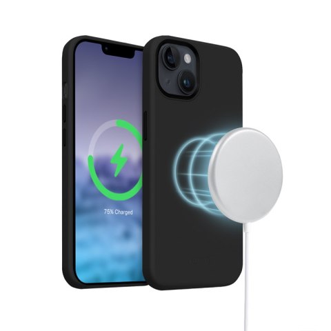 Crong Color Cover LUX Magnetic - Etui iPhone 15 Plus MagSafe (czarny) Crong Crong Color Cover LUX Magnetic - Etui iPhone 15 Plus MagSafe (czarny) Crong