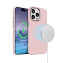 Crong Color Cover LUX Magnetic - Etui iPhone 15 Pro Max MagSafe (różowy) Crong