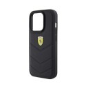 Ferrari Quilted Metal Logo - Etui iPhone 15 Pro (czarny) Ferrari