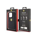 Ferrari Quilted Metal Logo - Etui iPhone 15 Pro (czarny) Ferrari