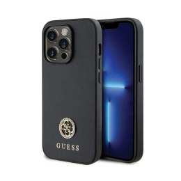 Guess 4G Strass Metal Logo - Etui iPhone 15 Pro (czarny) Guess