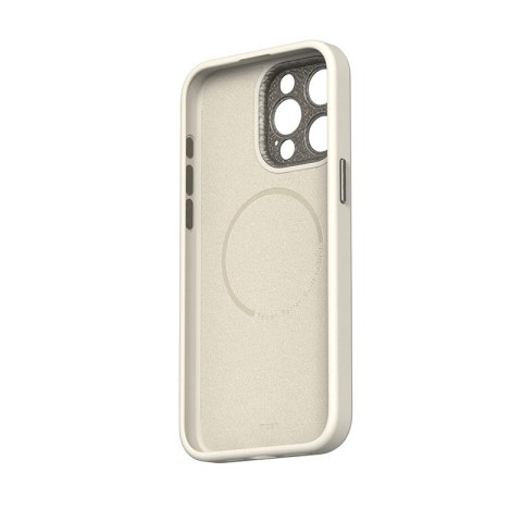 Moshi Napa MagSafe - Skórzane etui iPhone 15 Pro (Eggnog White) Moshi Moshi Napa MagSafe - Skórzane etui iPhone 15 Pro (Eggnog White) Moshi