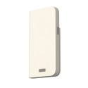Moshi Overture MagSafe - Skórzane etui 3w1 z klapką iPhone 15 Pro Max (Eggnog White) Moshi