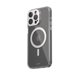 Moshi iGlaze MagSafe - Etui iPhone 15 Pro Max (Luna Silver) Moshi