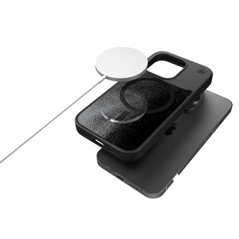 STM Relax Sand MagSafe - Etui iPhone 15 Pro (Black / Grey) STM STM Relax Sand MagSafe - Etui iPhone 15 Pro (Black / Grey) STM
