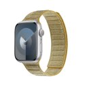 Crong Melange - Pasek magnetyczny do Apple Watch 38/40/41/42 mm (żółty melanż) Crong