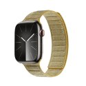 Crong Melange - Pasek magnetyczny do Apple Watch 38/40/41/42 mm (żółty melanż) Crong