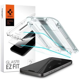 Spigen GLAS.TR EZ FIT 2-Pack - Szkło hartowane do iPhone 15 Pro 2 szt Spigen