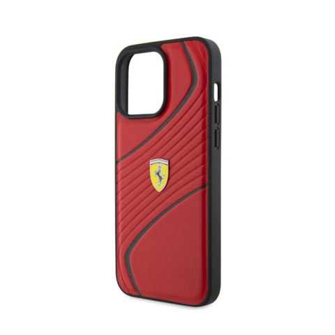 Ferrari Twist Metal Logo - Etui iPhone 15 Pro Max (czerwony) Ferrari Ferrari Twist Metal Logo - Etui iPhone 15 Pro Max (czerwony) Ferrari