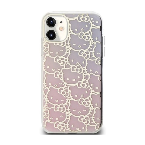 Hello Kitty IML Gradient Electrop Crowded Kitty Head - Etui iPhone 11 (różowy) Hello Kitty Hello Kitty IML Gradient Electrop Crowded Kitty Head - Etui iPhone 11 (różowy) Hello Kitty