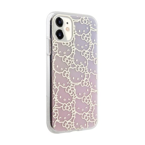 Hello Kitty IML Gradient Electrop Crowded Kitty Head - Etui iPhone 11 (różowy) Hello Kitty Hello Kitty IML Gradient Electrop Crowded Kitty Head - Etui iPhone 11 (różowy) Hello Kitty