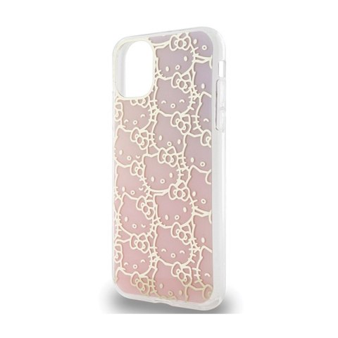 Hello Kitty IML Gradient Electrop Crowded Kitty Head - Etui iPhone 11 (różowy) Hello Kitty Hello Kitty IML Gradient Electrop Crowded Kitty Head - Etui iPhone 11 (różowy) Hello Kitty