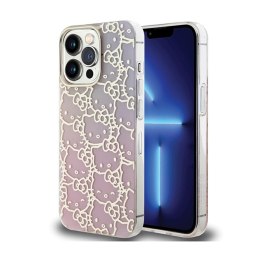 Hello Kitty IML Gradient Electrop Crowded Kitty Head - Etui iPhone 13 Pro (różowy) Hello Kitty