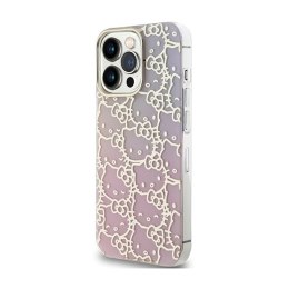 Hello Kitty IML Gradient Electrop Crowded Kitty Head - Etui iPhone 13 Pro (różowy) Hello Kitty