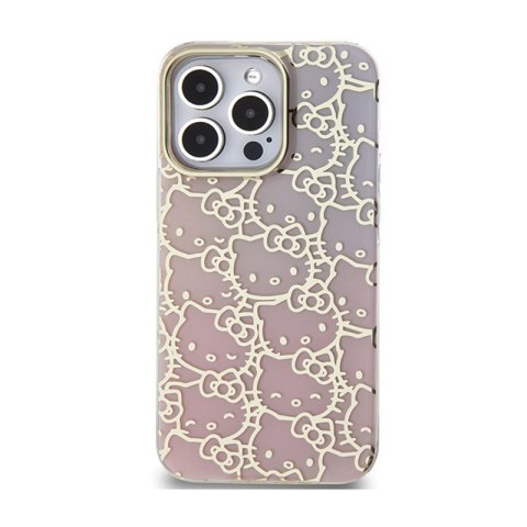 Hello Kitty IML Gradient Electrop Crowded Kitty Head - Etui iPhone 14 Pro Max (różowy) Hello Kitty Hello Kitty IML Gradient Electrop Crowded Kitty Head - Etui iPhone 14 Pro Max (różowy) Hello Kitty