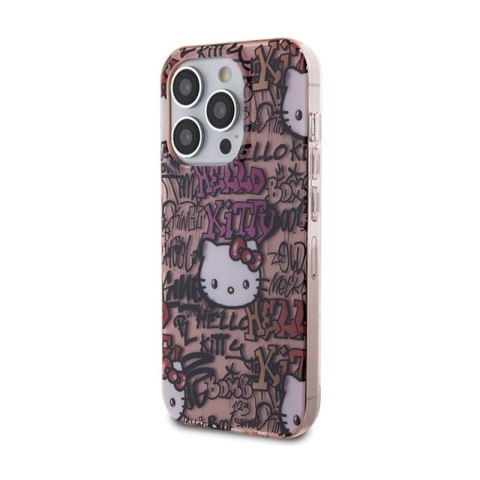 Hello Kitty IML Tags Graffiti - Etui iPhone 13 Pro (różowy) Hello Kitty Hello Kitty IML Tags Graffiti - Etui iPhone 13 Pro (różowy) Hello Kitty