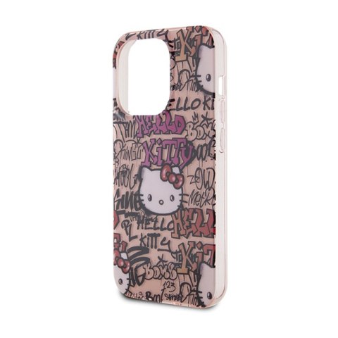 Hello Kitty IML Tags Graffiti - Etui iPhone 13 Pro (różowy) Hello Kitty Hello Kitty IML Tags Graffiti - Etui iPhone 13 Pro (różowy) Hello Kitty